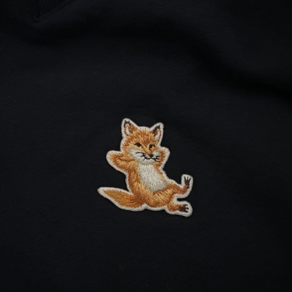 Maison Kitsuné Navy Sweatshirt - Picture 3 of 5